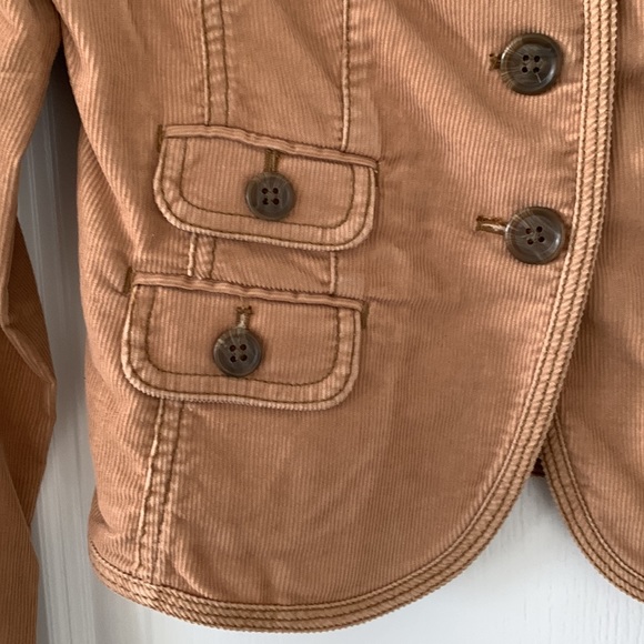 LOFT Camel Corduroy Long Sleeves Jacket Size 2P - Picture 7 of 13